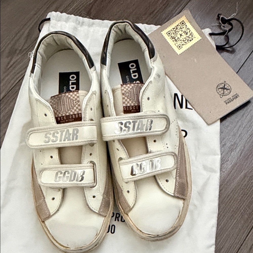 New Golden Goose Sneakers - White and Tan